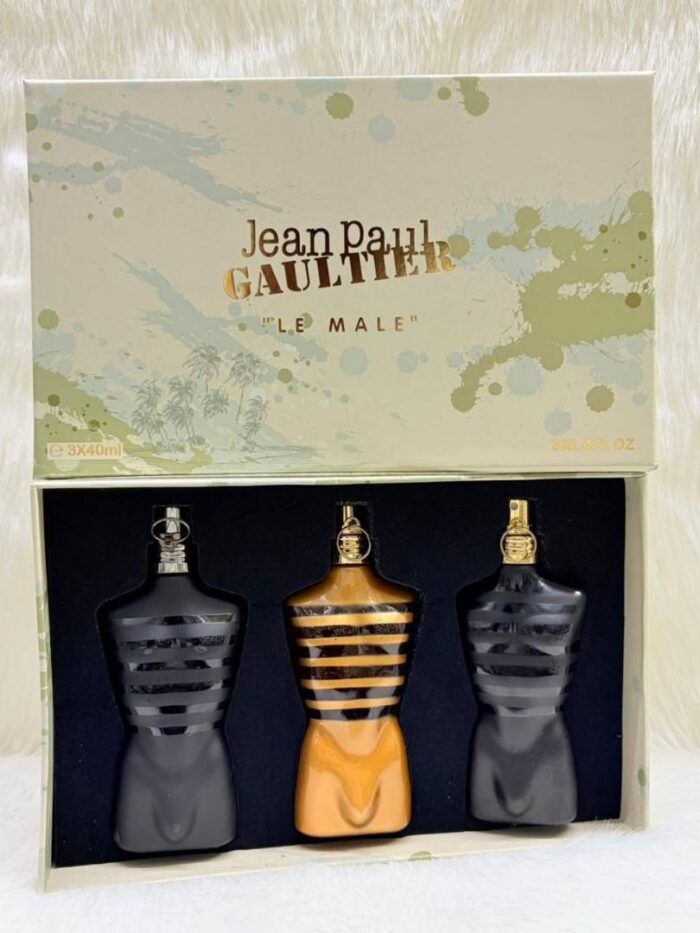 Jean Paul Gaultier Le Male Eau De Toilette Gift Set (3 x 40ml)