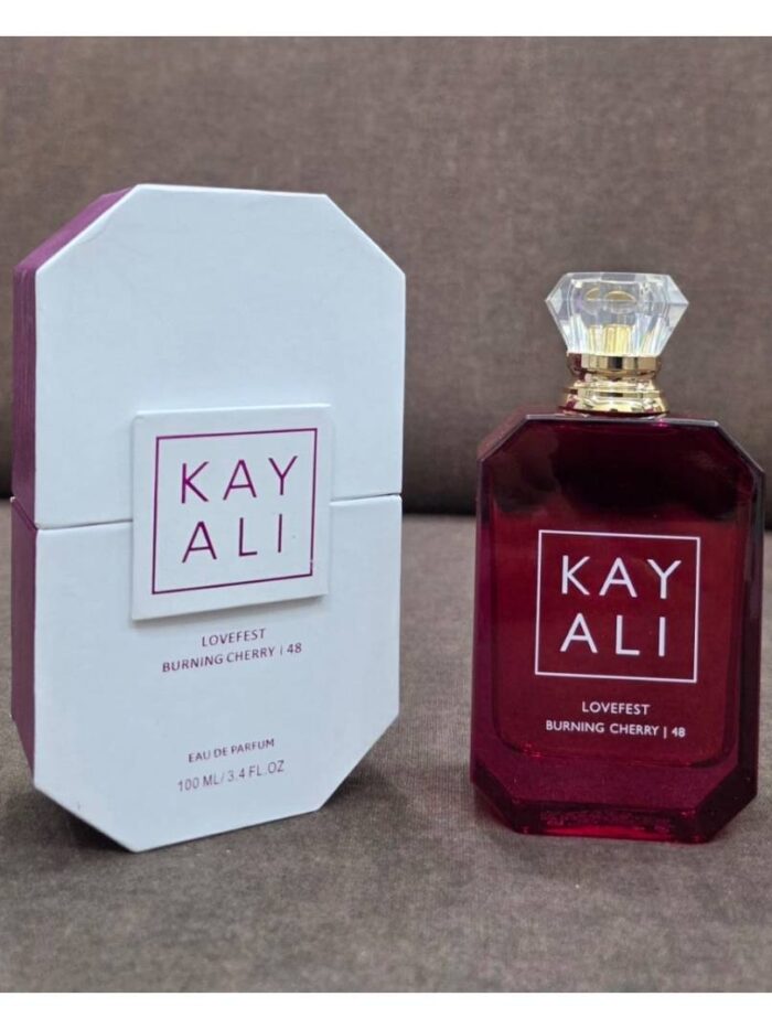 Kayali Lovefest Burning Cherry | 48 Eau de Parfum – Warm Fruity Amber Unisex Perfume