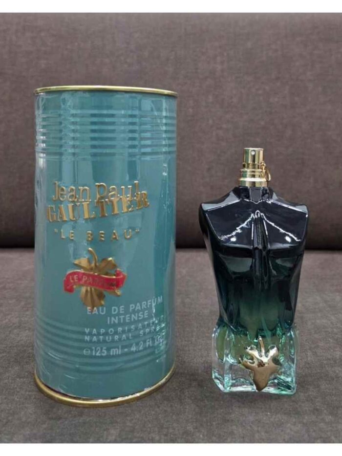 Jean Paul Gaultier Le Beau Le Parfum Intense Eau de Parfum – Woody Aromatic Men’s Fragrance (125ml)