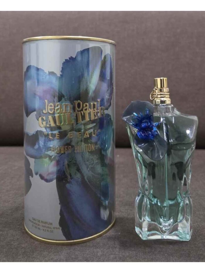 Jean Paul Gaultier Le Beau Flower Edition Eau de Parfum – Limited Edition Fresh Floral Woody Fragrance (125ml)