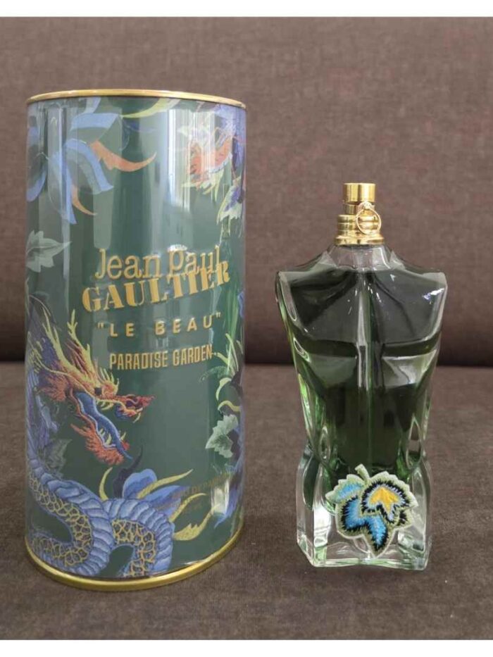 Jean Paul Gaultier Le Beau Paradise Garden Eau de Parfum – Limited Edition Tropical Woody Men’s Fragrance (125ml)
