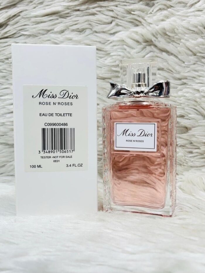 Miss Dior Rose N’ Roses Eau De Toilette for Women – Fresh Floral Luxury Perfume (Tester 100ml)